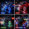 LED Wheel Light Waterproof Luminous Car Tire Valve Caps Vibration-Sensitive LED Tire Valve Cap-Bicycle Car Motorcycle Tire Led,Summervibes
