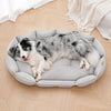 Dog Bed All-Season Pet Nest Anti-Slip Soft Plush Pillow Warm Winter Luxury Sofa Cat Couch Washable Dog Paw Cushion Resting Area Durable Base